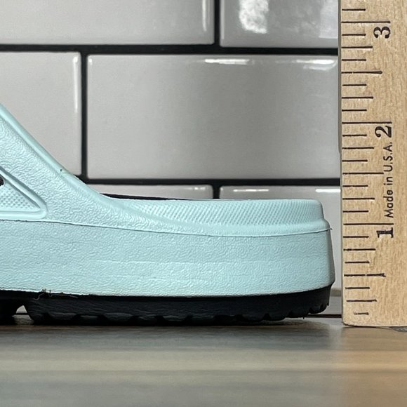 Spenco Fusion Slim Womens Size 9 Shoes Blue Orthotic Comfort Slide Sandal - Picture 9 of 12